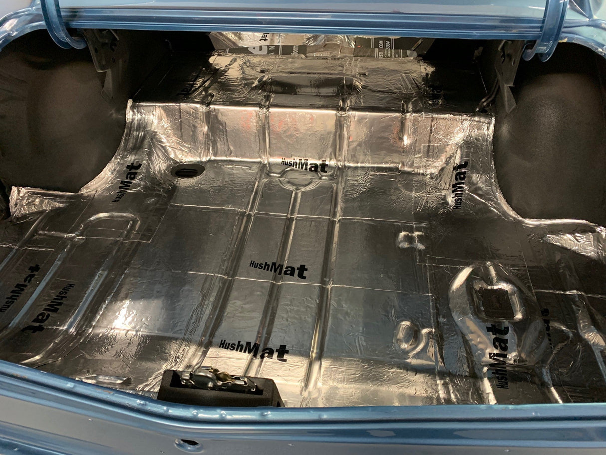 HushMat Trunk Kit – Automotive Thermal Insulation & Sound Deadening (19.1 Sq Ft, Silver Foil)