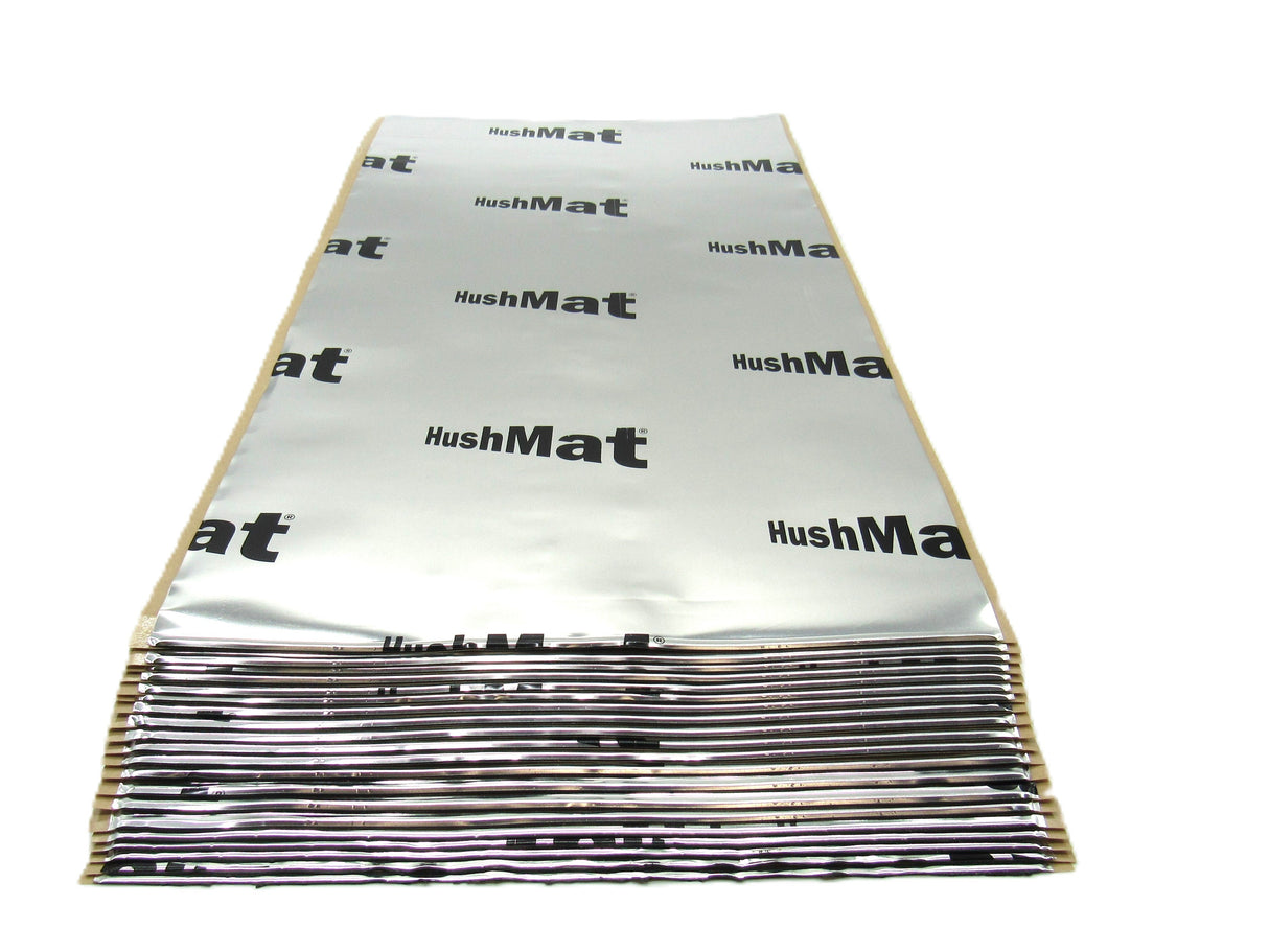 HushMat Floor & Dash Kit – Automotive Thermal Insulation & Sound Deadening for a Quieter, Cooler Ride (38.7 Sq Ft, Silver Foil)