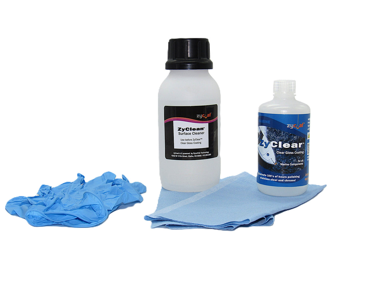 ZyClear Marine Stainless/Chrome Application Kit