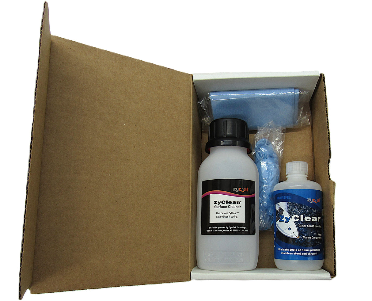 ZyClear Marine Stainless/Chrome Application Kit