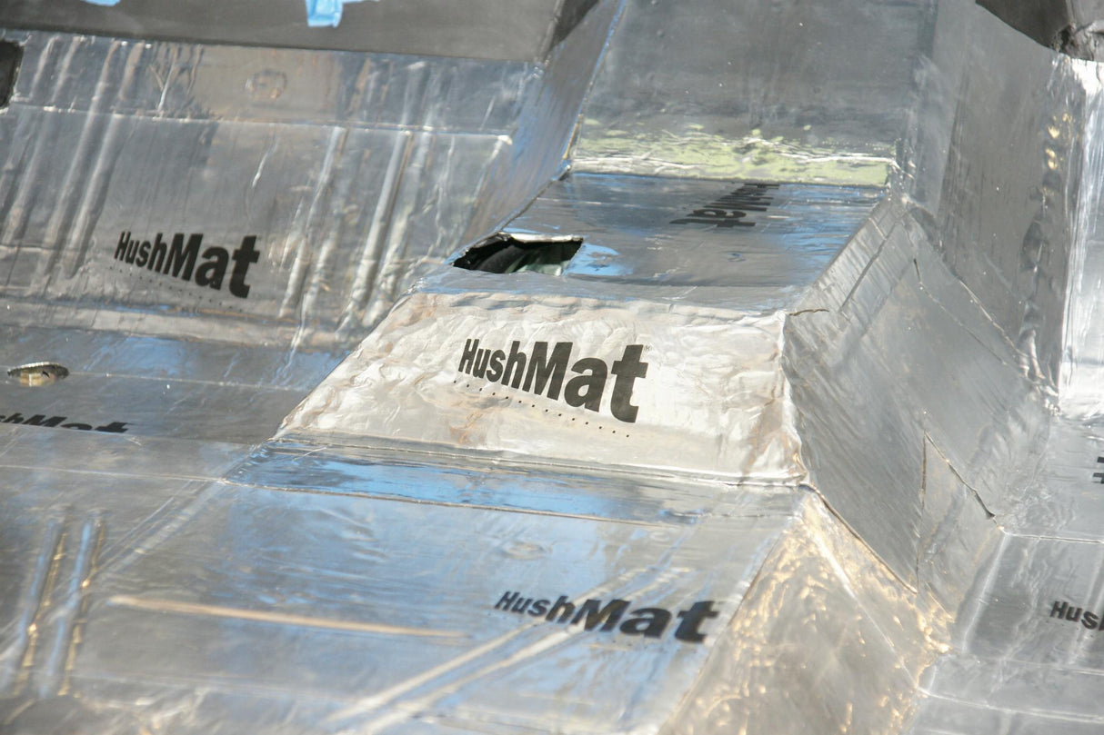 HushMat Floor & Dash Kit – Automotive Thermal Insulation & Sound Deadening for a Quieter, Cooler Ride (38.7 Sq Ft, Silver Foil)