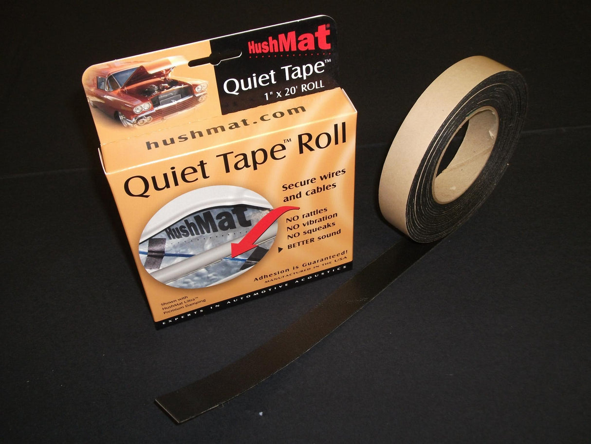 HushMat Quiet Tape – Sound Deadening & Sealing Tape - 20 Ft Roll