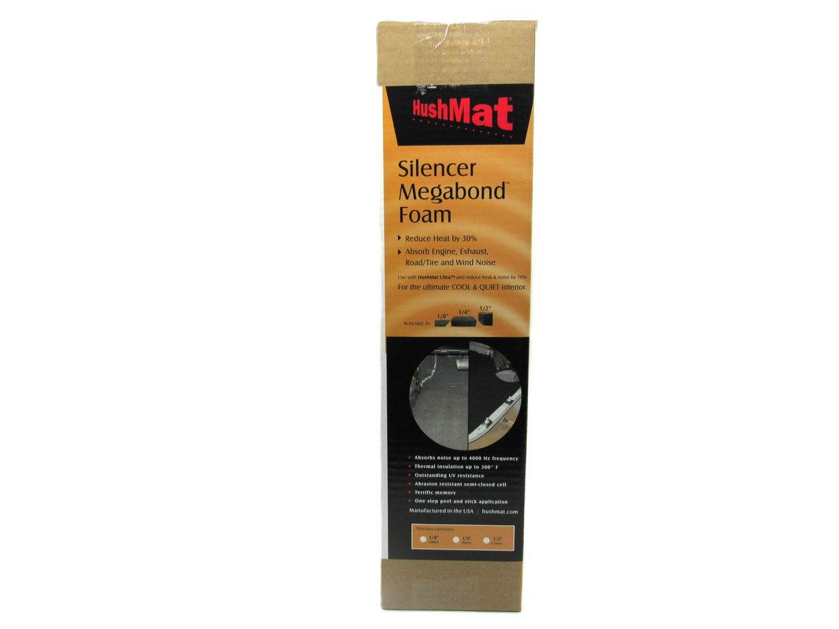 HushMat Silencer Megabond 1/4" Thick Sound Deadening & Thermal Insulation Foam - 11.5 Sq Ft.