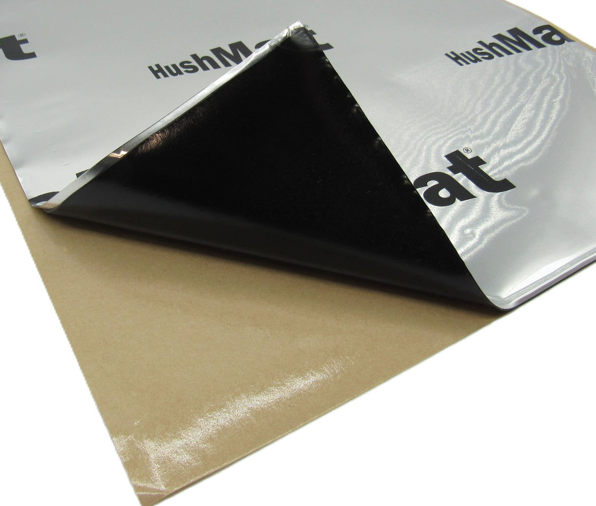 HushMat Door Kit – Automotive Thermal Insulation & Sound Deadening (10 Sq Ft, Silver Foil Foil)