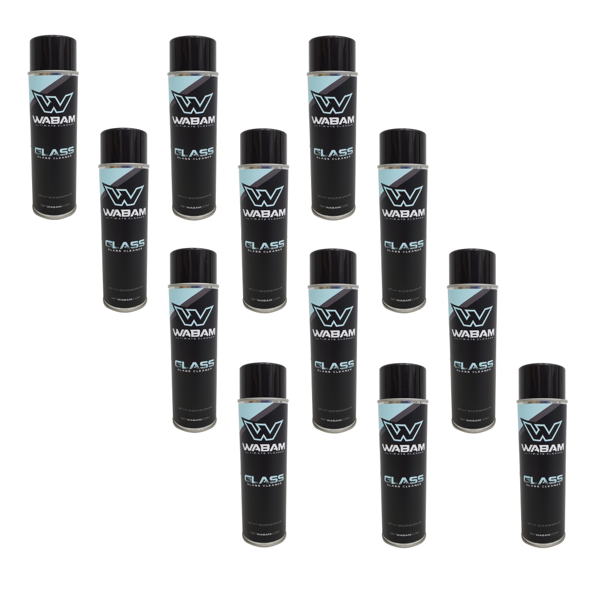WABAM GLASS (12 cans)