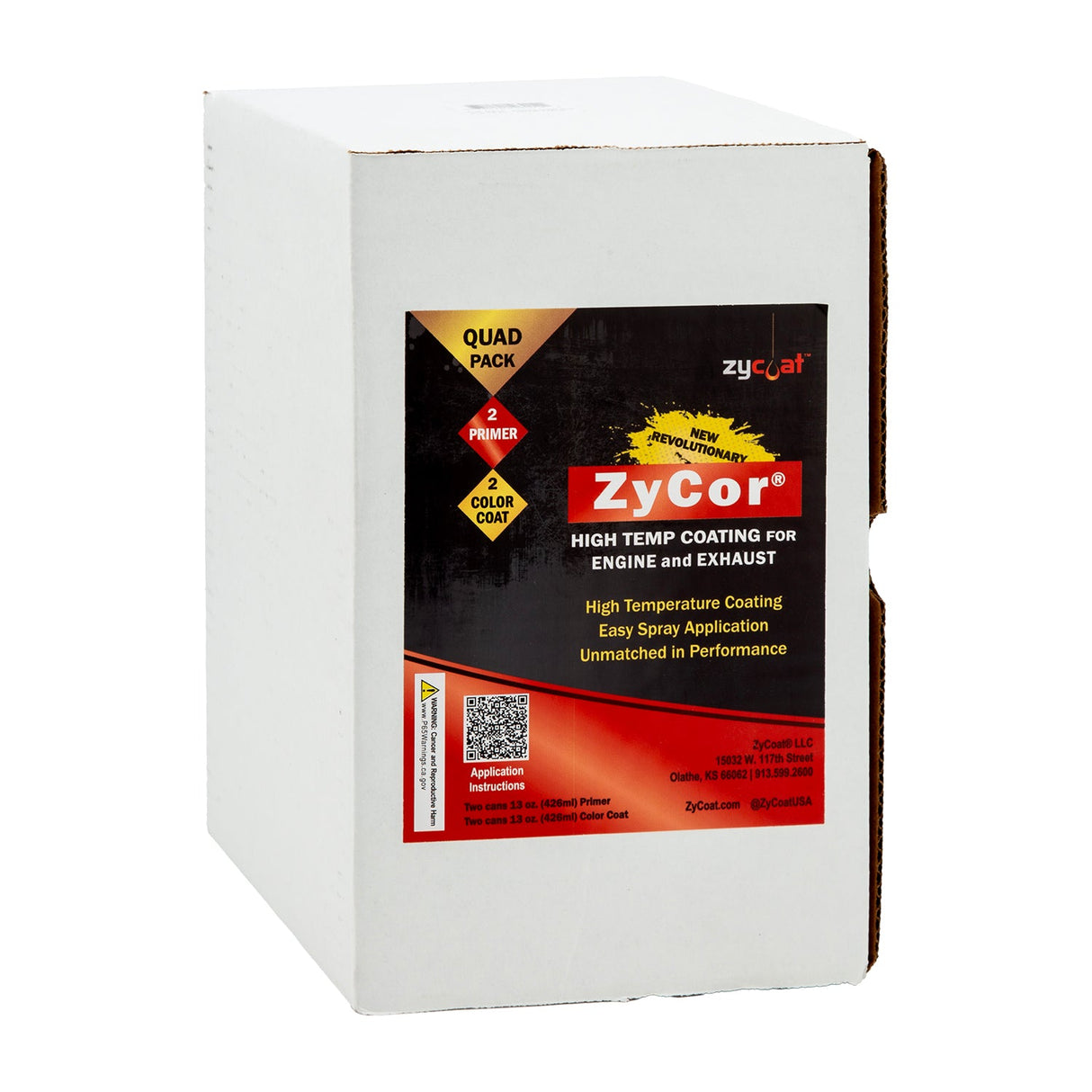 ZyCor Porsche Gray/Primer Quad Pack