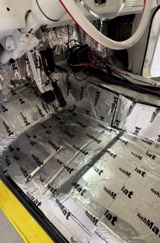 HushMat Floor & Dash Kit – Automotive Thermal Insulation & Sound Deadening for a Quieter, Cooler Ride (38.7 Sq Ft, Silver Foil)
