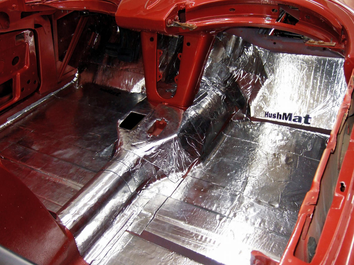 HushMat Bulk Kit – Automotive Sound Deadening & Thermal Insulation (58.1 Sq Ft, Silver Foil)