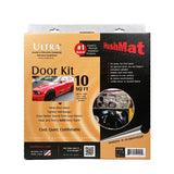 HushMat Door Kit – Automotive Sound Deadening & Thermal Insulation (10 Sq Ft, Black Foil)