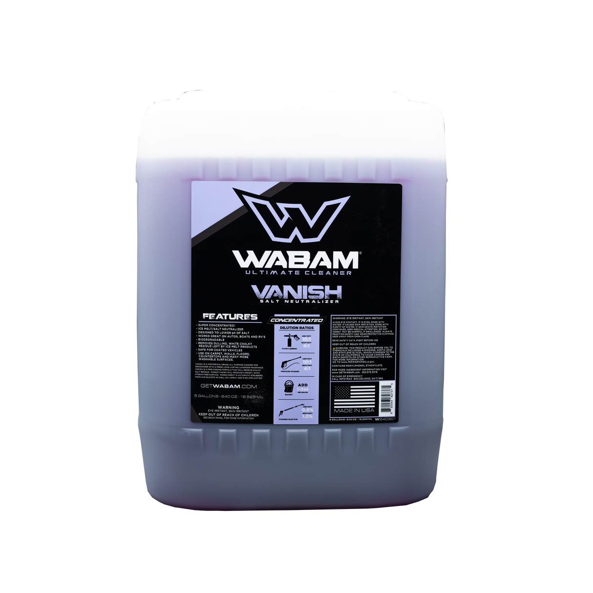WABAM VANISH 5 Gallons