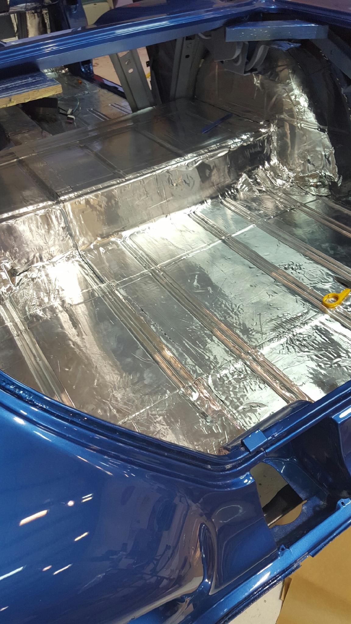 HushMat Trunk Kit – Automotive Thermal Insulation & Sound Deadening (19.1 Sq Ft, Silver Foil)