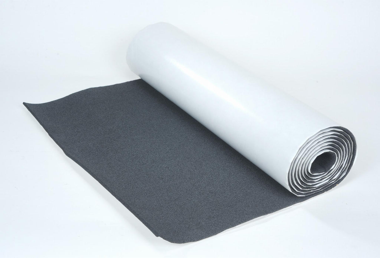 HushMat Silencer Shop Roll – 1/4" Sound Deadening Foam – 20 Sq Ft.