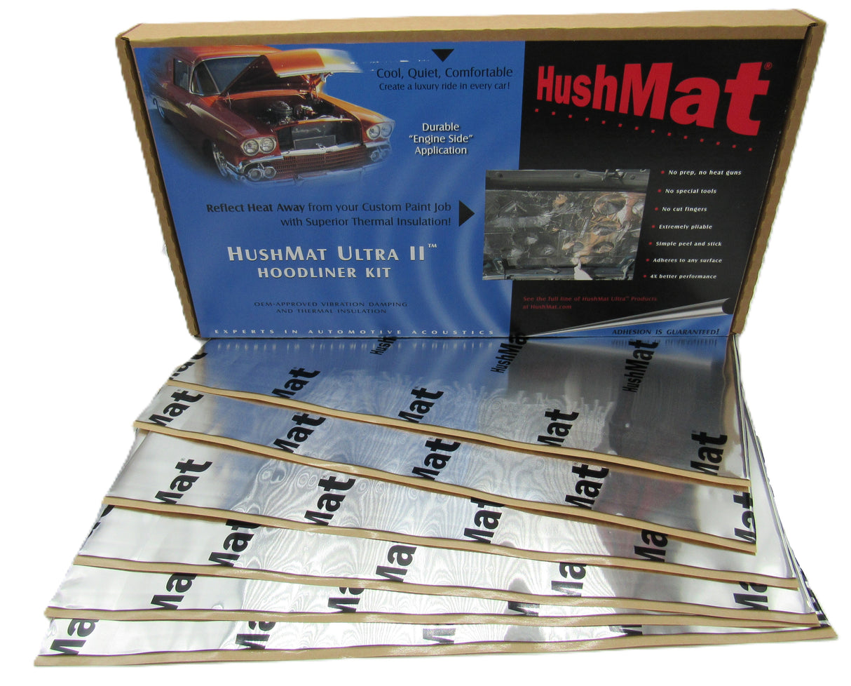 HushMat Hoodliner Kit – Thermal Insulation & Sound Deadening - 12 Sq Ft.