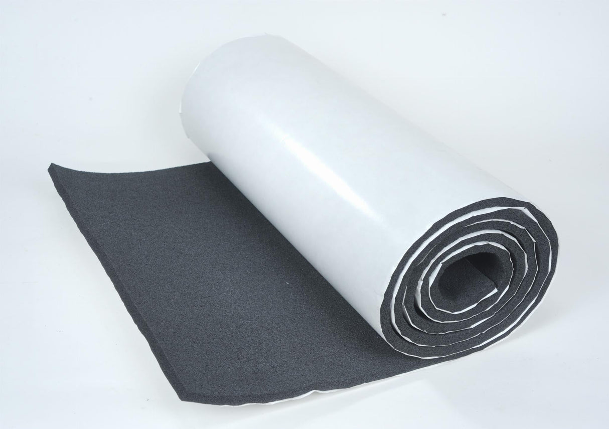 HushMat Silencer Shop Roll – 1/2" Sound Deadening Foam – 20 Sq Ft.