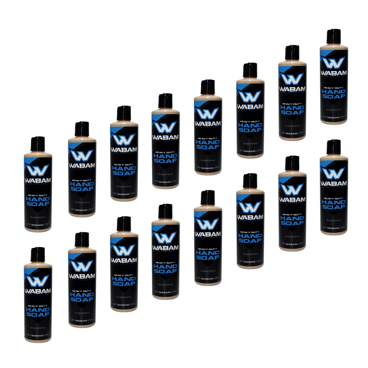 WABAM Hand Soap 16oz (16 Bottles)