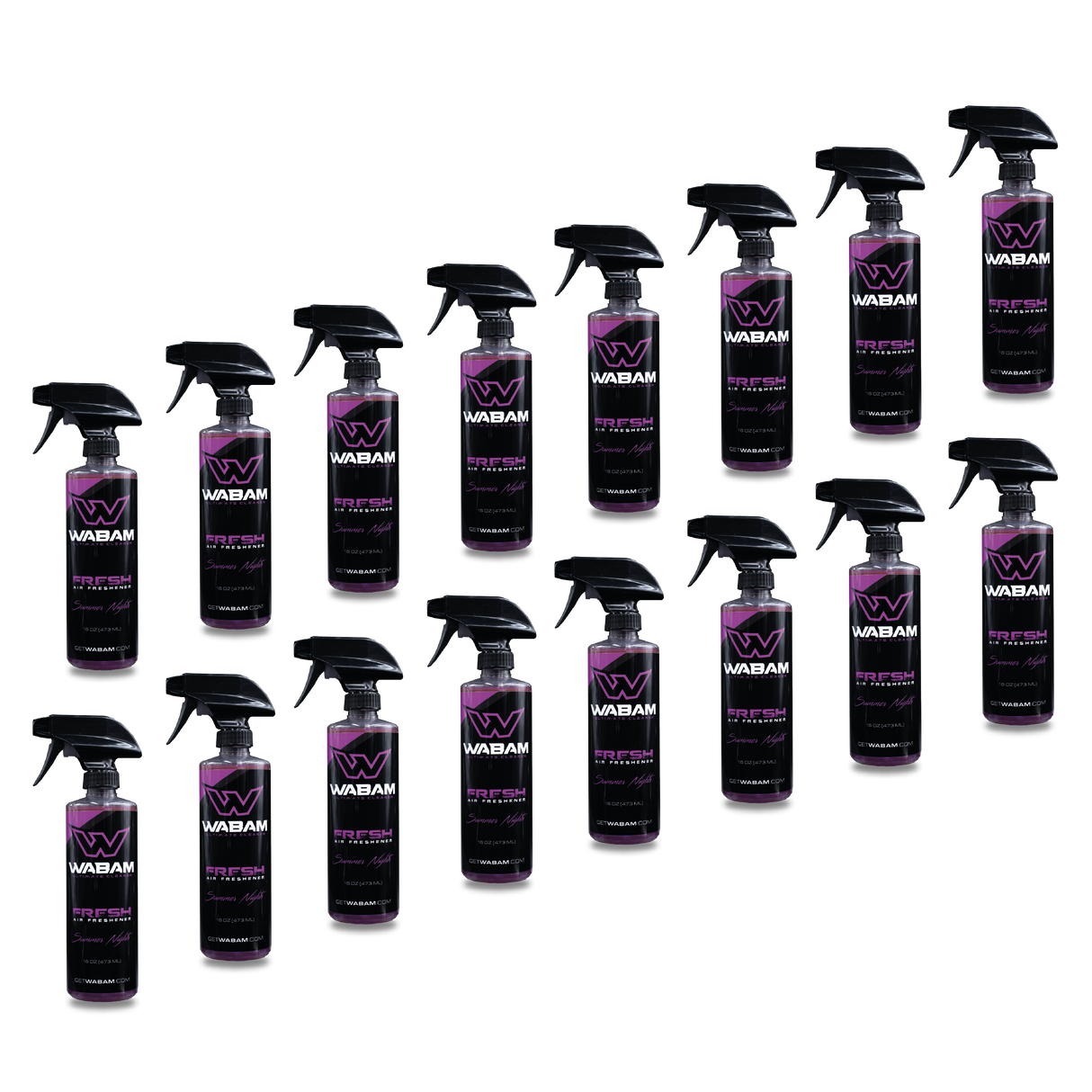 WABAM FRESH - SUMMER NIGHTS - 16oz (16 bottles)