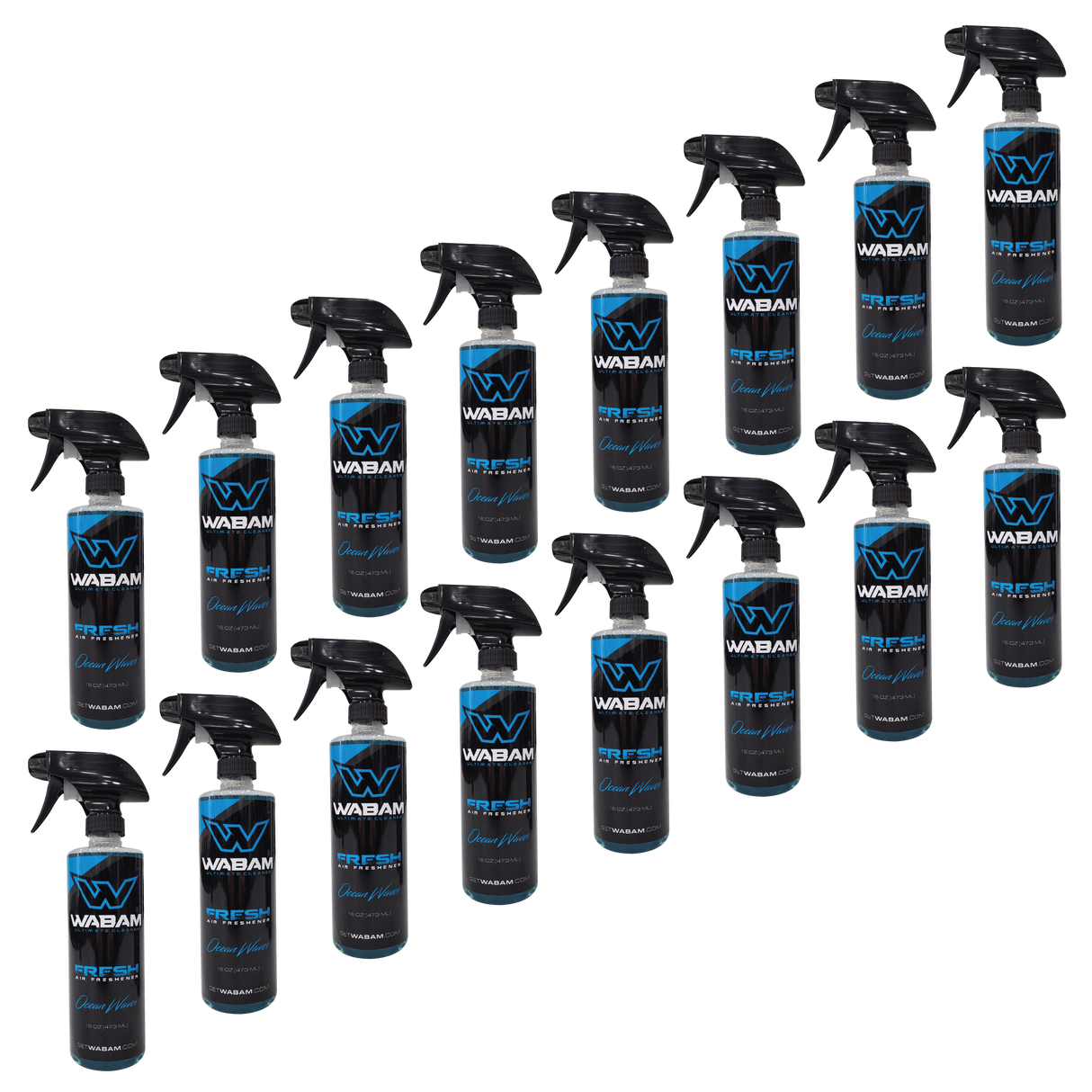 WABAM FRESH - OCEAN WAVES - 16oz (16 bottles)