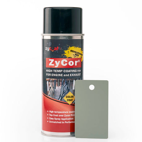 ZyCor Color Coat Aerosol 13oz in porsche gray colour
