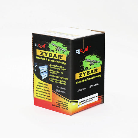 ZyCoat manifold and exhaust coating 4oz bottle showing the front view of the product box