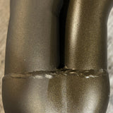 ZyClear over Zybar Bronze Satin. The treated side is on the right.