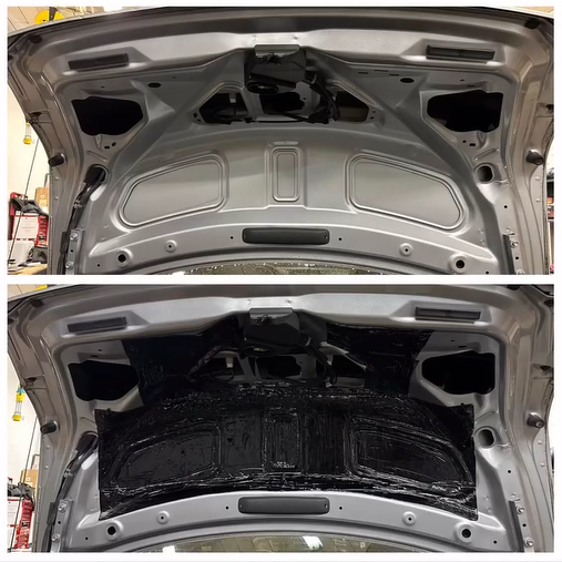 HushMat Trunk Kit – Automotive Sound Deadening & Thermal Insulation (19.1 Sq Ft, Black Foil)