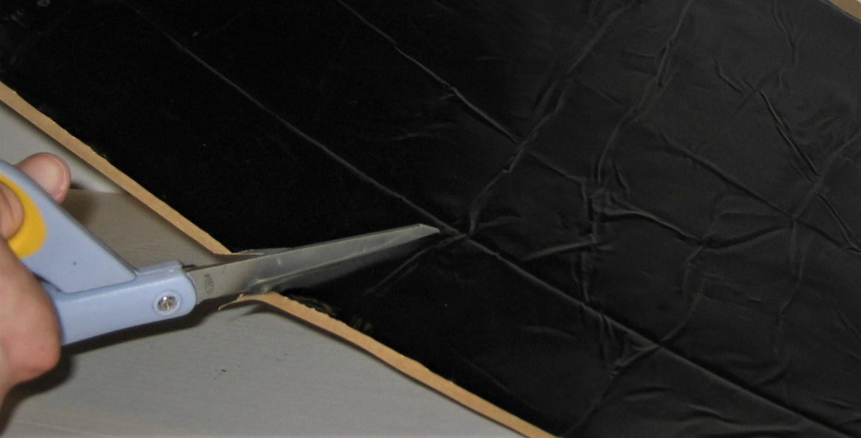 HushMat Door Kit – Automotive Sound Deadening & Thermal Insulation (10 Sq Ft, Black Foil)