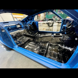 HushMat Floor & Dash Kit – Automotive Sound Deadening and Thermal Insulation for a Quieter, Cooler Ride (38.7 Sq Ft, Black Foil)